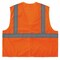 Ergodyne Hi-Vis Safety Vest, 100% recycled polyester, Orange, Size 4XL/5XL 8205HL-ECO - alternate 3